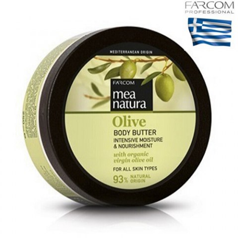 MEA NATURA Оливковый крем-масло для тела Питание и Увлажнение